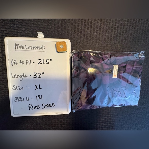 Flamingo Urban Black and Purple Checkered Shirt - Picture 6 of 6